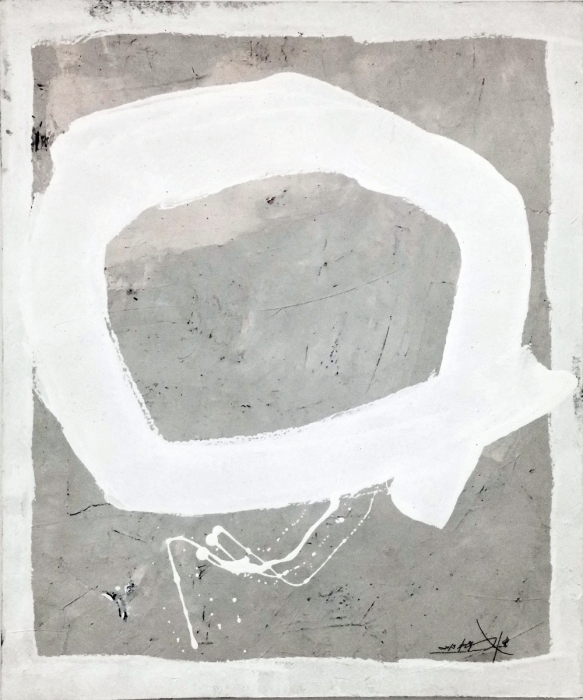 无题-池崎义男-墨、日本手工纸-20x34.8cm-2019-